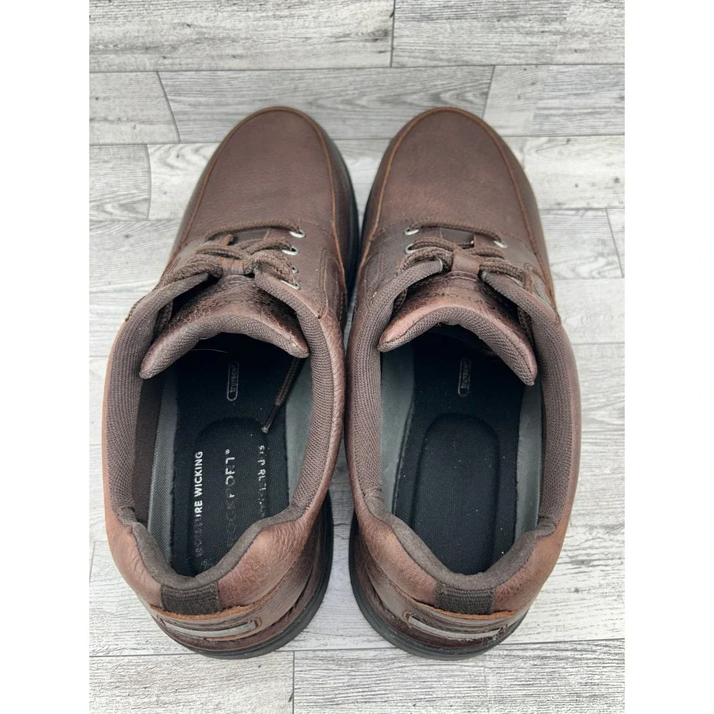 Rockport Northfield Mens Brown Leather‎ Oxford Shoes CG8972 Size 11.5 M
